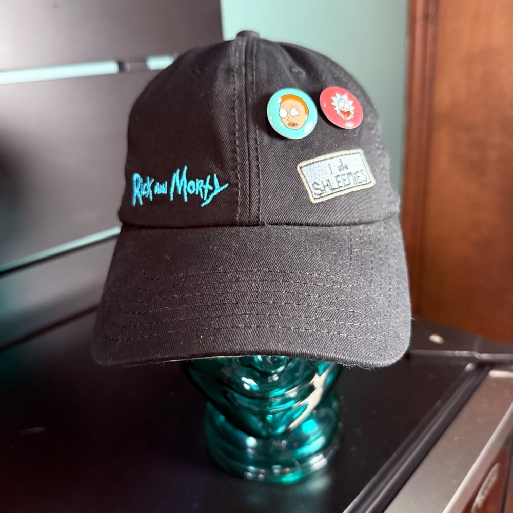 Rick and Morty Black Baseball Cap